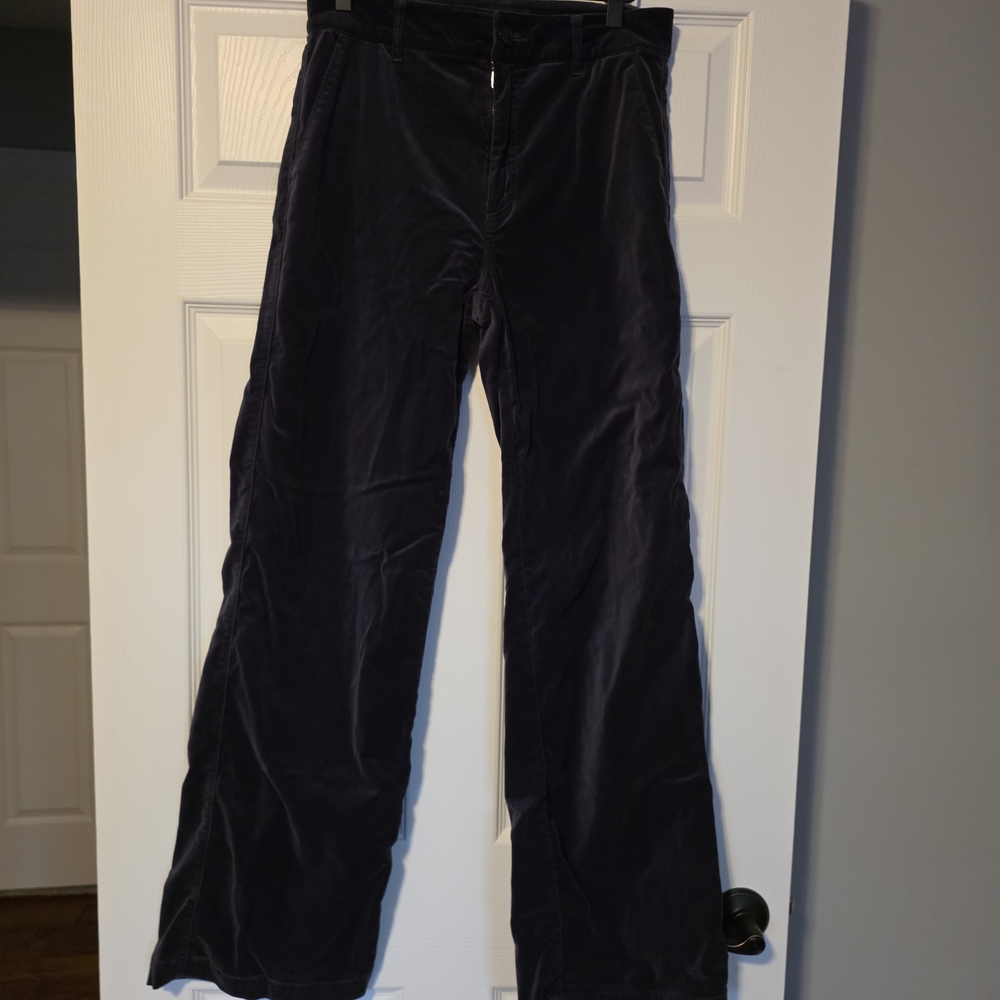 PAIGE Women's Dark Corduroy Pants